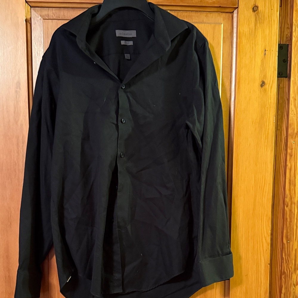 Calvin Klein Men's Black Shirt Jacket